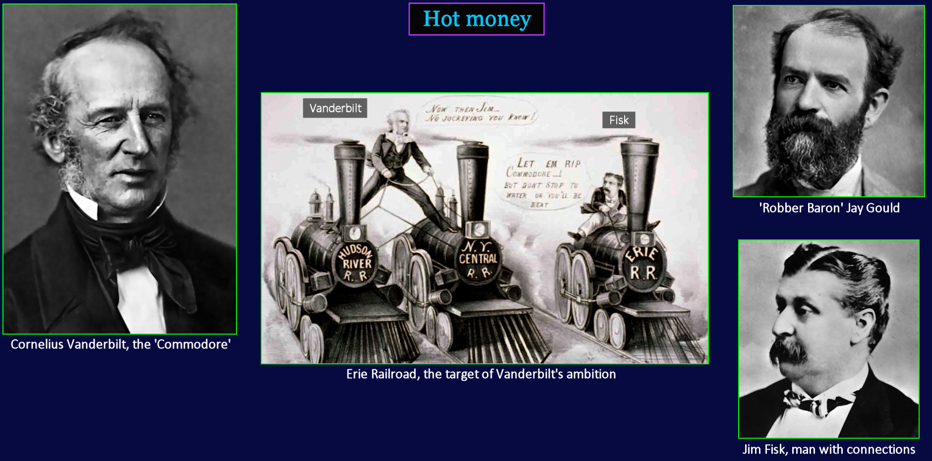 Hot railroad money, 1870s